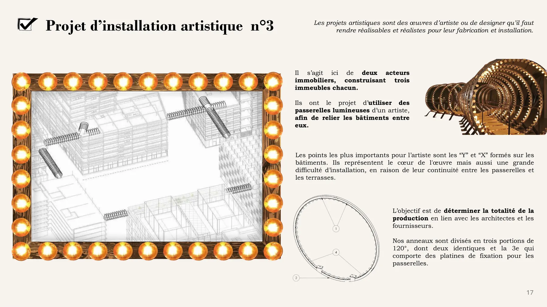 Planche 17 du portfolio — Passerelles lumineuses