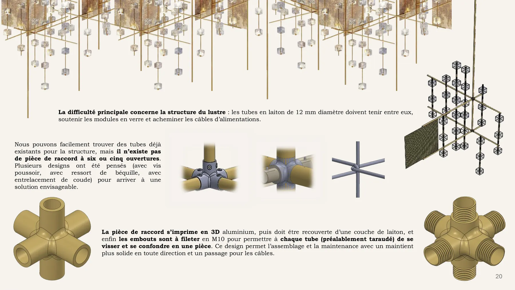 Planche 20 du portfolio — Lustre de hall d'entrée